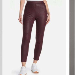 Free People Midnight Vegan Suede High Rise Leggings M